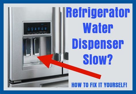 fridge water dispenser slow whirlpool|whirlpool water cooler not dispensing.